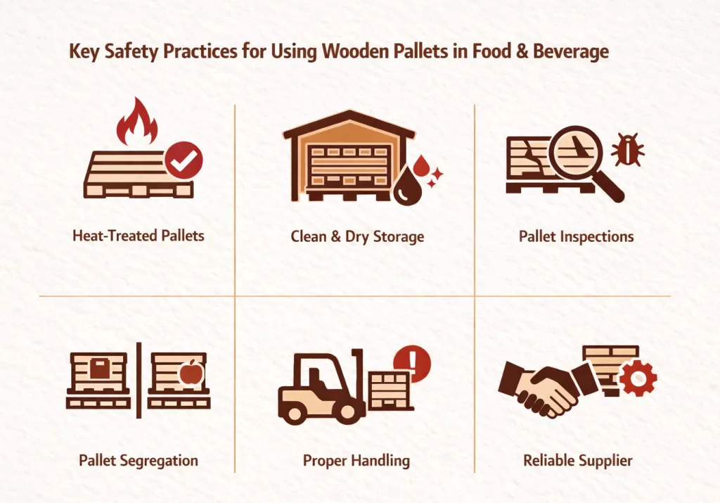 Key Safety Practices for Using Wooden Pallets in Food & Beverage