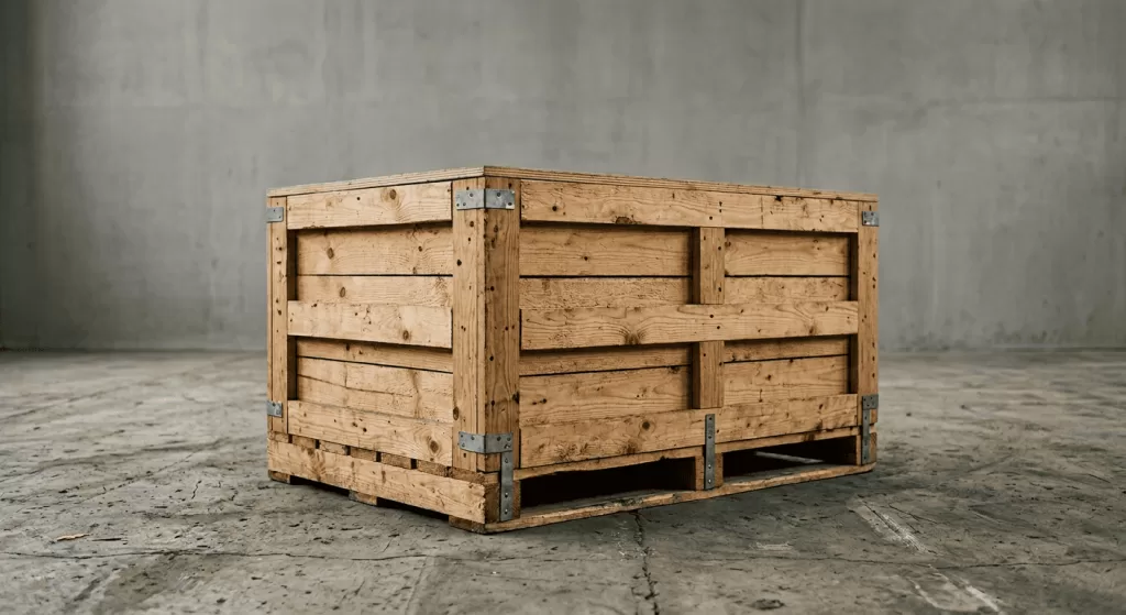 wooden crate for protection in Malaysia